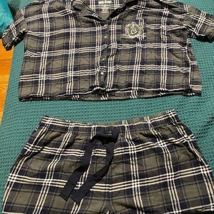 Harry Potter Slytherin Crop Top Pajama Set